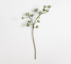 Faux Flowering Succulent Branch