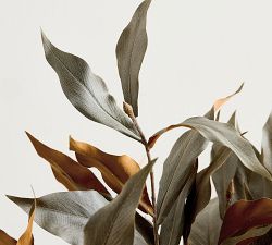 Faux Faded Eucalyptus Branch 