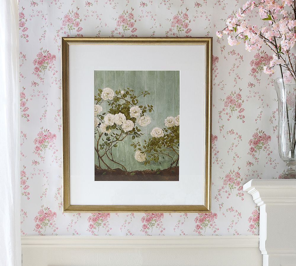Summer Roses Framed Print by Carleigh Courey by Pottery Barn