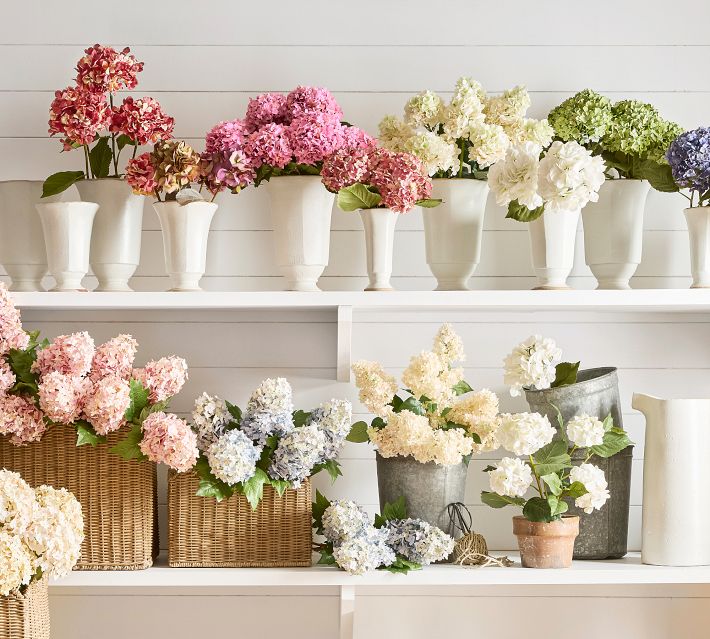 ♡メモ・デザペ まとめ売り♡ Hydrangea Flowers com: Artificial ♡メモ・デザペ まとめ売り♡ &amp