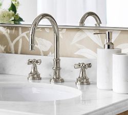 Pearson Cross Handle Widespread Bathroom Sink Faucet