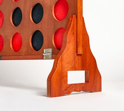 Oversized Mahogany 4-in-a-Row Game