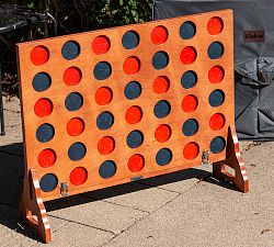 Oversized Mahogany 4-in-a-Row Game