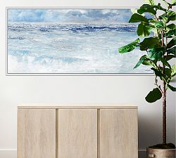 East Beach Framed Canvas Print