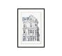 French Architecture Framed Print