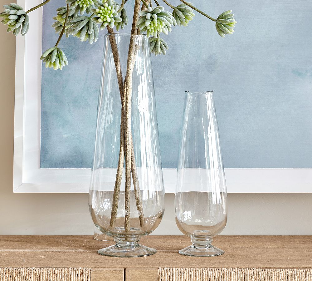 Organic Stem Glass Vase by Pottery Barn