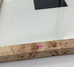 Open Box: Burlwood Gallery Frame, Overall 16" x 20", (5" x 7" &amp; 11" x 14" Opening)