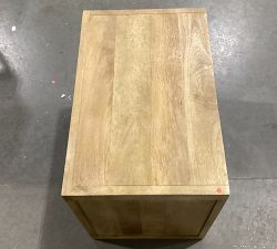 Open Box: Cayman Nightstand without Glass Top (27") - Heirloom Wheat