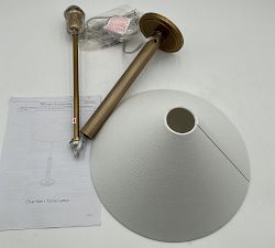 Open Box: Chambers Metal Table Lamp, Large (32") - Vintage Brass