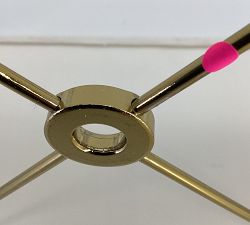 Open Box: Digby Crystal Table Lamp (15") - Antique Brass