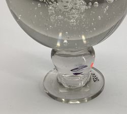 Open Box: Glass Orb Object (7.25" Diam)