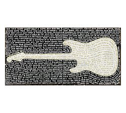 Open Box: Legends Wall Art (46"W x 23"H) - Black