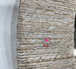 Open Box: Malibu Round Mirror (40") - White Washed