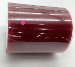 Open Box: Premium Flickering Flameless Wax Pillar Candle, 4" x 4.5" - Red
