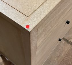 Open Box: Rylee 6-Drawer Dresser (60") - White Wash