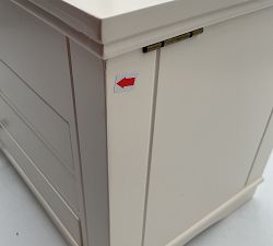 Open Box: Ultimate Jewelry Box - Antique White Wood