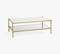 Everson Rectangular Marble Coffee Table (52")