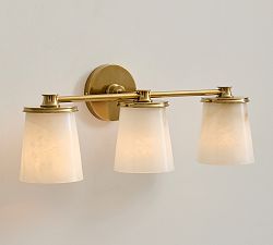 Hayes Alabaster Triple Sconce (23")