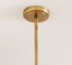 Isabel Capiz Round Pendant (13")