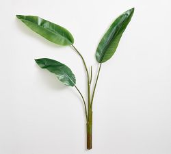 Faux Oversized Bird of Paradise Branch