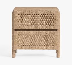 Open Box: Bolinas Woven Nightstand (26") - Seadrift