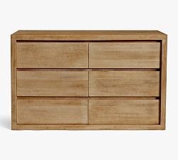 Open Box: Cayman 6-Drawer Dresser (52") - Heirloom Wheat