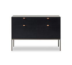 Open Box: Graham Wide Modular File Cabinet (45") - Black