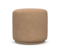 Open Box: Jake Fully Leather Swivel Stool - Nubuck Wheat
