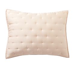 Open Box: TENCEL™ Tufted Quilted Sham, Standard, Set of 2 - Rosewater
