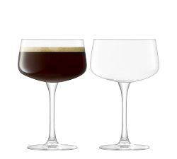 Arc Saucer/Cocktail Glass, Set of 2