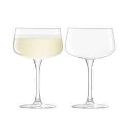 Arc Saucer/Cocktail Glass, Set of 2