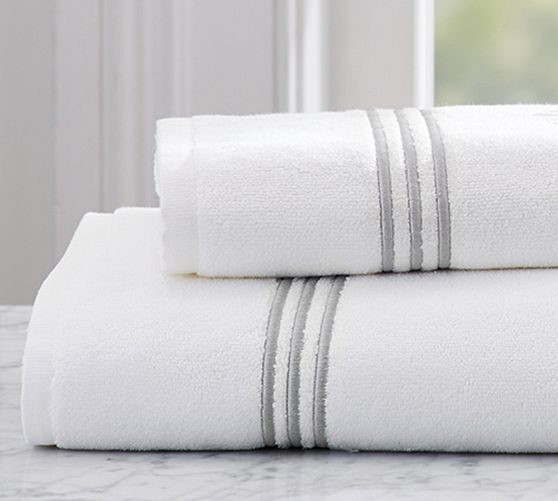 Grand Organic Cotton Embroidered Towel - Thumbnail 5