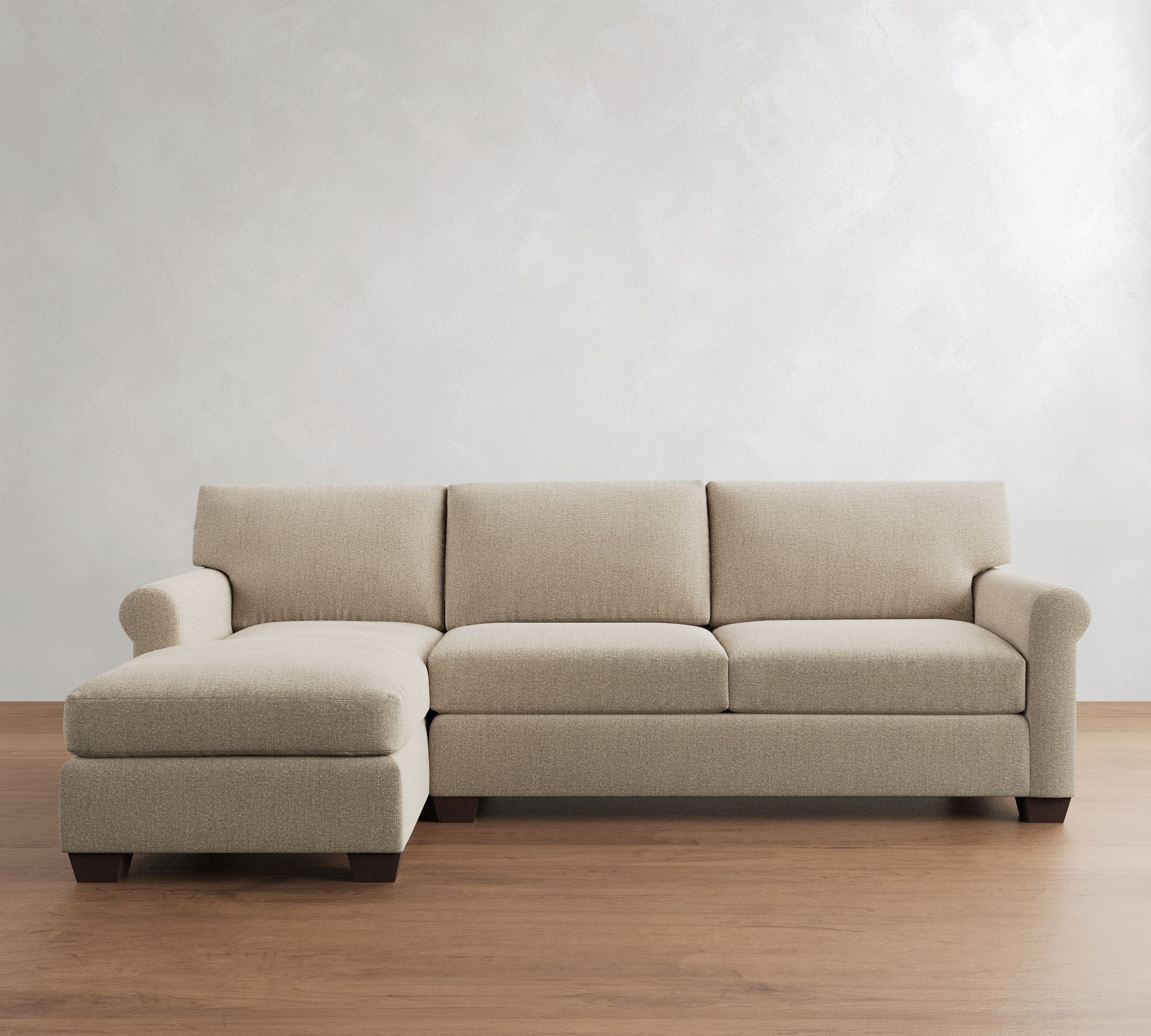York Roll Arm Chaise Sleeper Sectional (119") - thumbnail 9