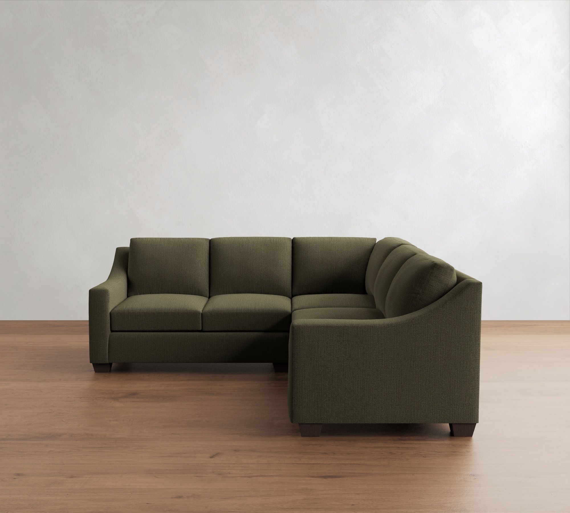 York Slope Arm 3-Piece L-Shaped Sectional (92")