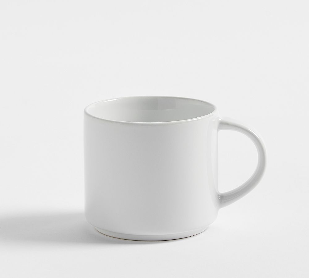 Mason Stoneware Mugs - Set of 4 by Pottery Barn