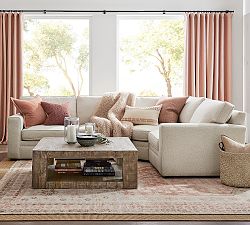 Pearce Square Arm 3-Piece Wedge Sectional (118"&ndash;127")