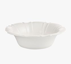Open Box: Chloe Earthenware Serving Bowl (10" Diam) - White