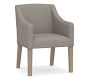 Classic Slope Upholstered Dining Armchair