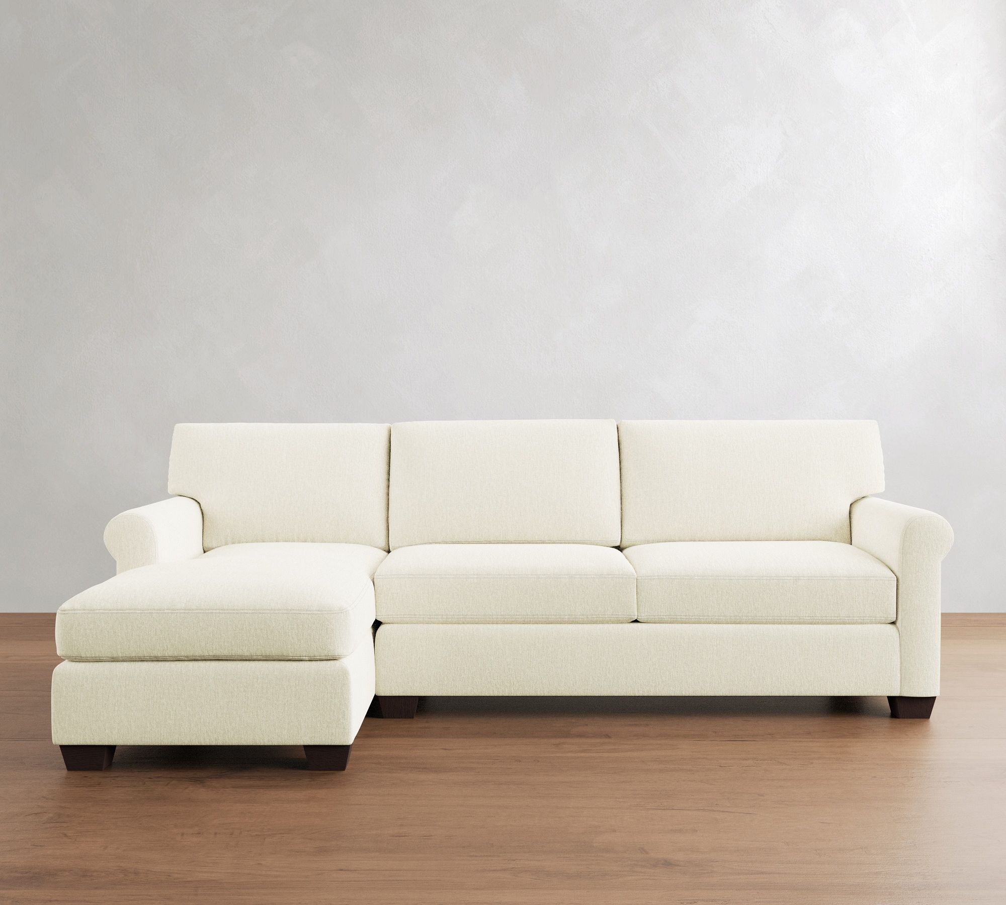 York Roll Arm Chaise Sleeper Sectional (119") - thumbnail 5