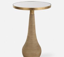 Corbel Round Accent Table (16")
