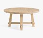 Farmhouse Trestle Round Dining Table (60")