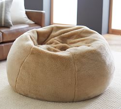 Faux Fur Shearling Bean Bag
