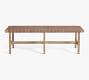 Fenton Woven Leather Bench (54.5")