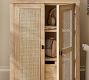 Modern Farmhouse Cane Entry Cabinet (25")