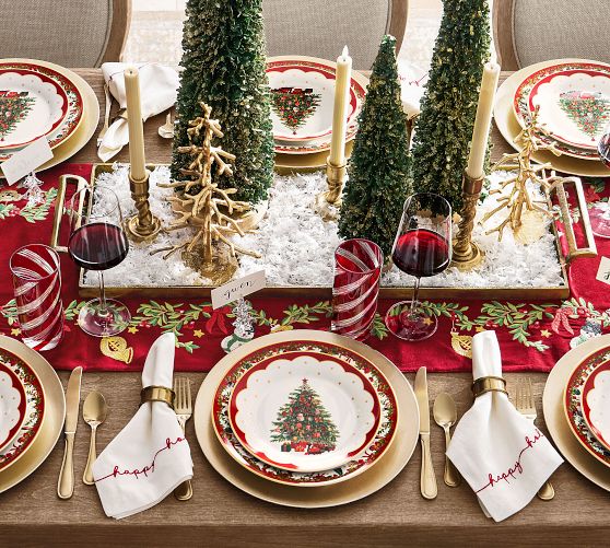 Christmas Tabletop & Bar | Pottery Barn