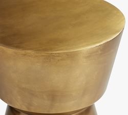 Shae Round Metal Accent Table (13.5")