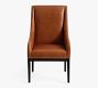 York Leather Dining Armchair