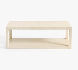 Cape Rectangular Woven Coffee Table (50")
