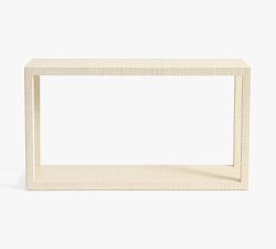 Cape Rectangular Woven Console Table (54")