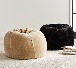 Faux Fur Shearling Bean Bag